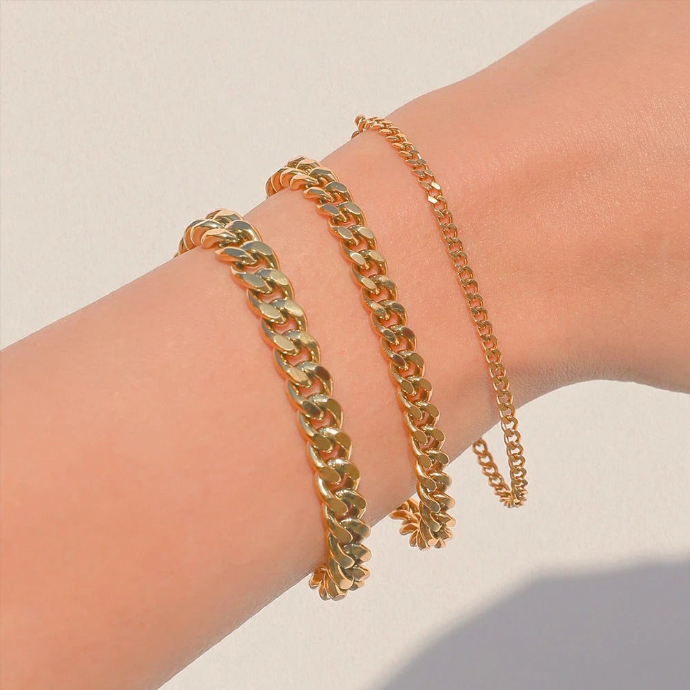 Classic Snake Chain Bracelets for Women Z12