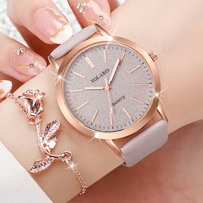 2PCS/Set Women's Watch Shiny Luxury Z3