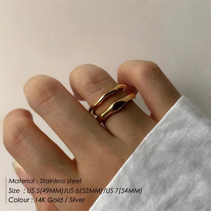 Steel Ring for Women Luxury Z1