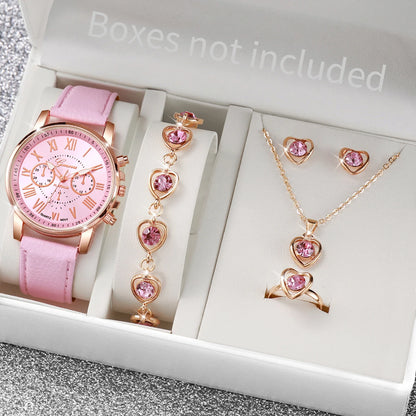 6PCS/Set Fashion Women's Quartz Watch Z15