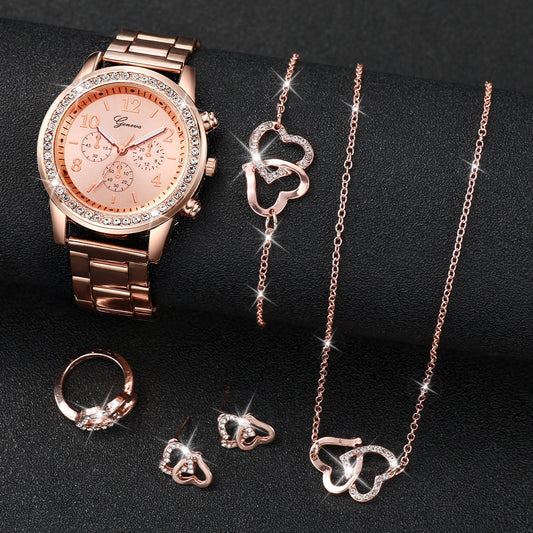 6PCS/Set Women's Watch Luxury Z11